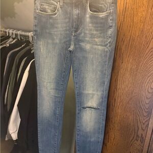 Pilcro and the Letterpress Light Blue Skinny Jeans